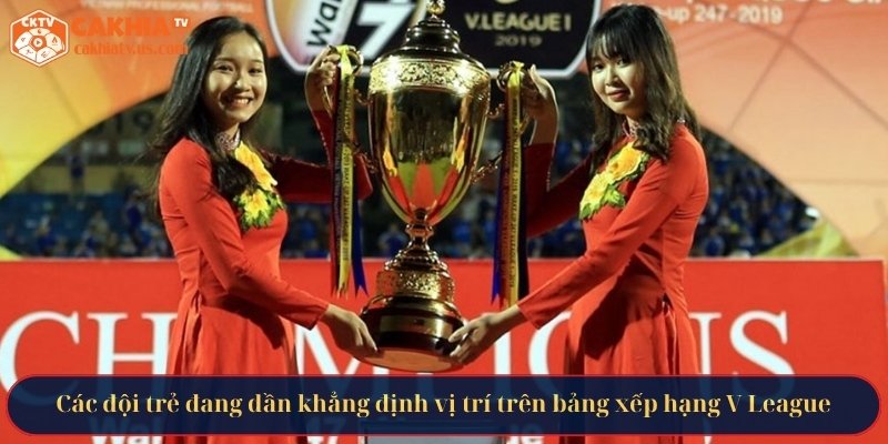 Các đội trẻ đang dần khẳng định vị trí trên bảng xếp hạng V League