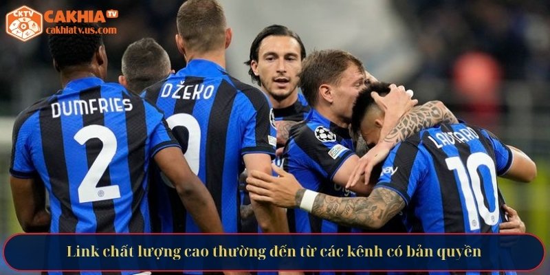 Link chất lượng cao thường đến từ các kênh có bản quyền